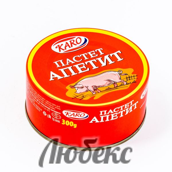 Пастет апетит 300гр Каро