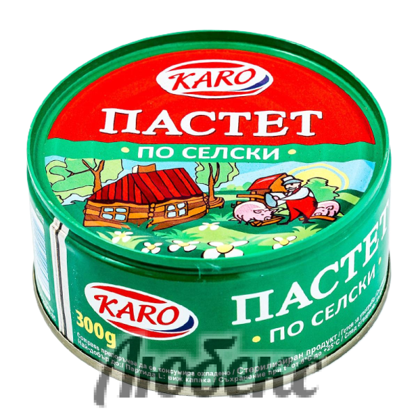 Пастет селски 300гр Каро