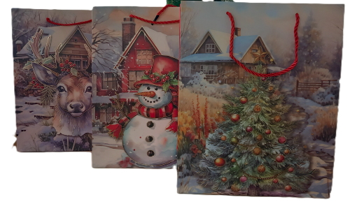 КОЛЕДНИ ТОРБИЧКИ 26/32/10 СМ.